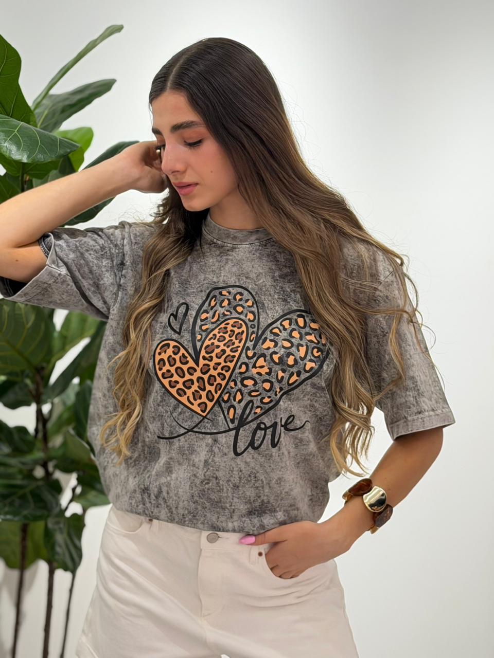 CAMISETA OVERSIZE EFECTO WASHED