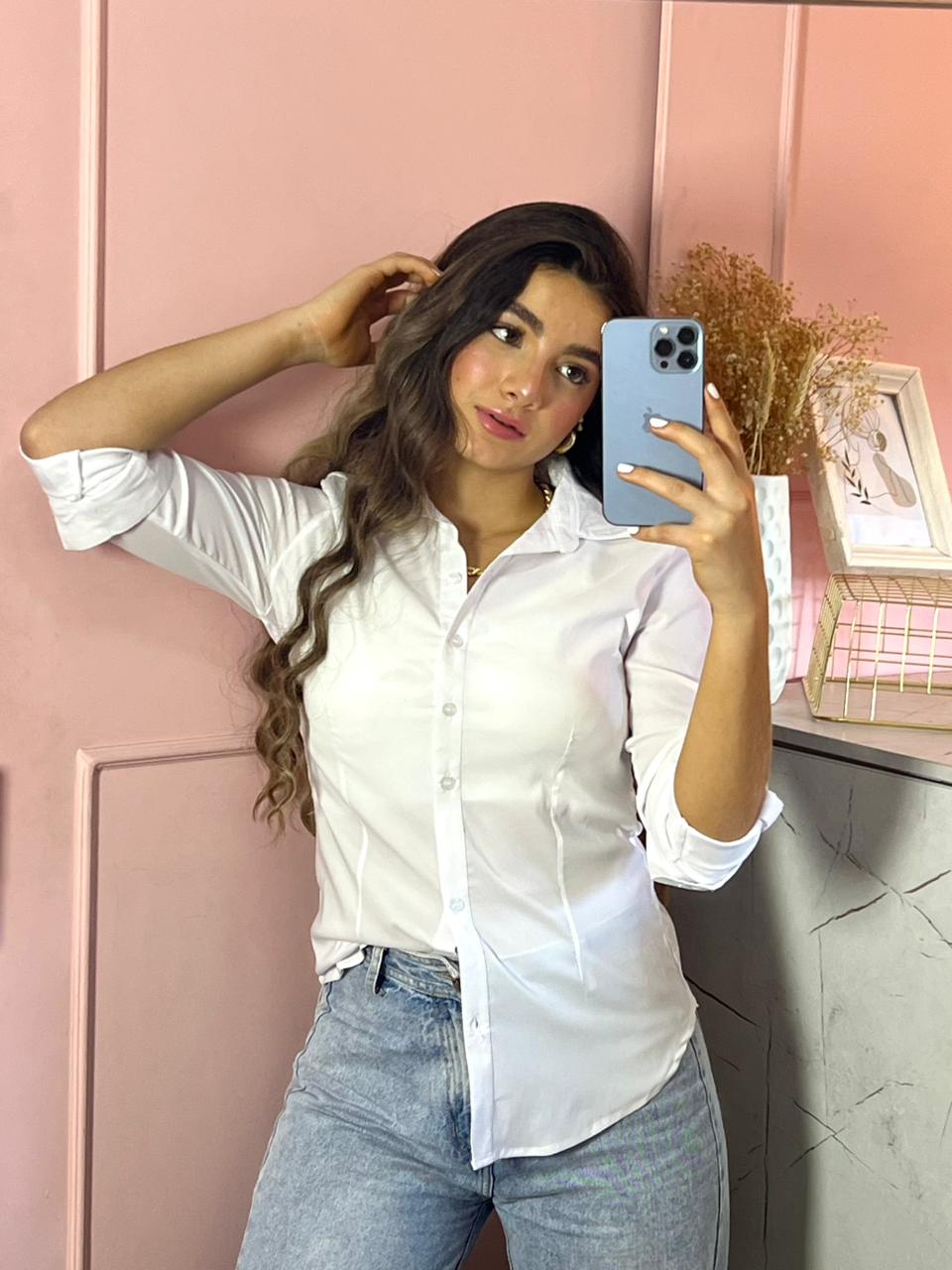 BLUSA POPELINA LICRADA