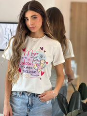 T- SHIRT GRÁFICA MUJER VIRTUOSA