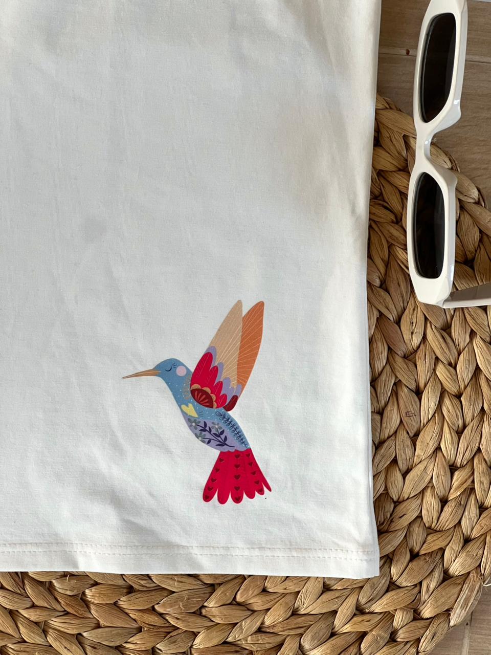 T’SHIRT BÁSICA TELA FRIA COLIBRÍ