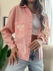 BLUSA LINO RACKETA