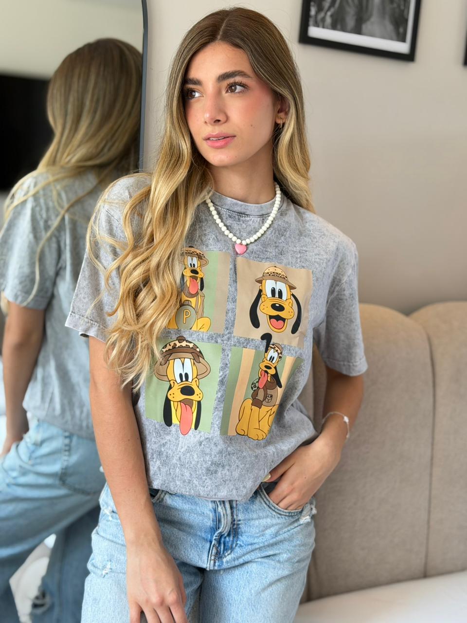 CAMISETA OVERSIZE EFECTO WASHED🖤✨