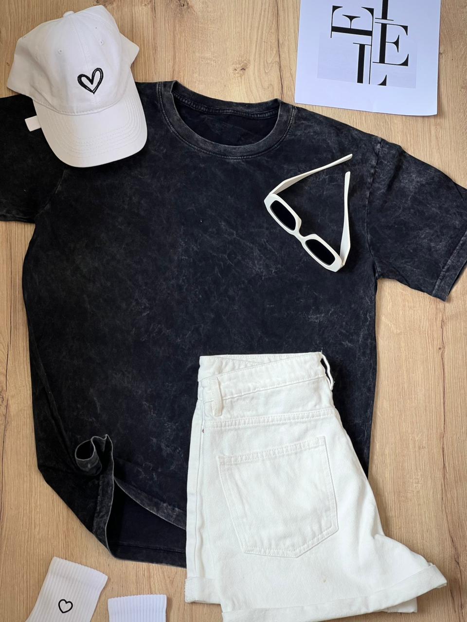 CAMISETA OVERSIZE EFECTO WASHED NEW YORK