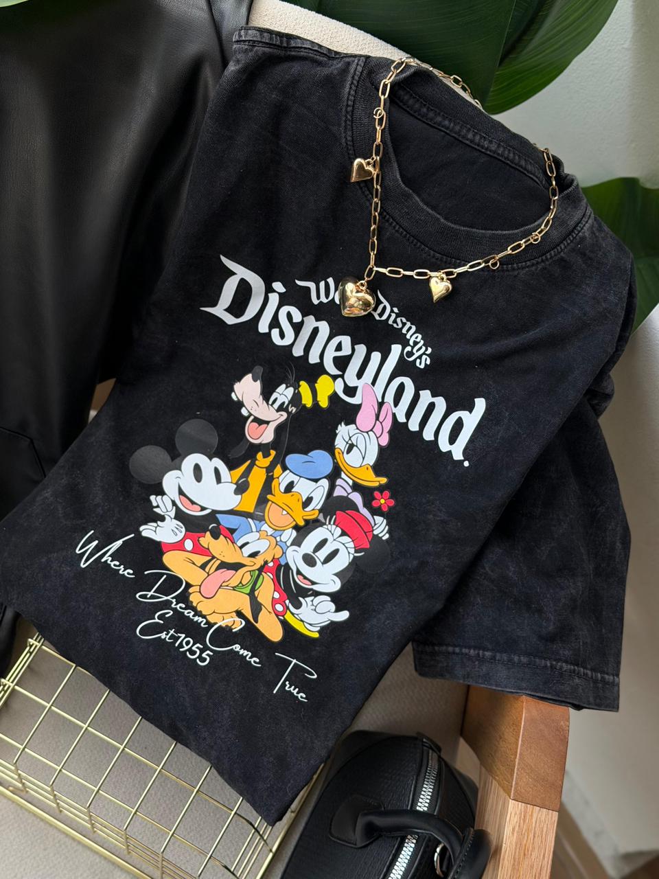 CAMISETA OVERSIZE EFECTO WASHED FAMILY DISNEYLAND