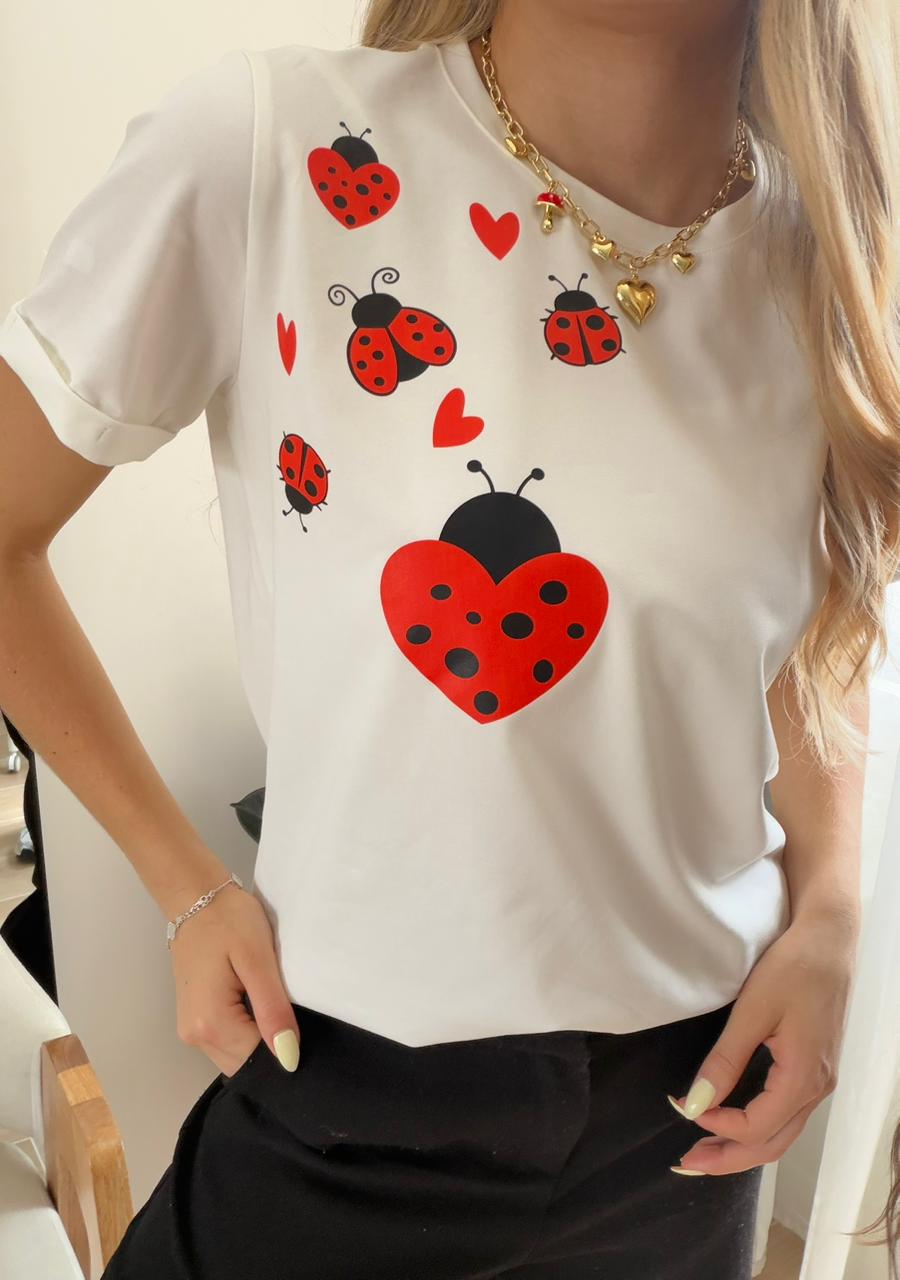 T’SHIRT BÁSICA TELA FRÍA MARIQUITAS