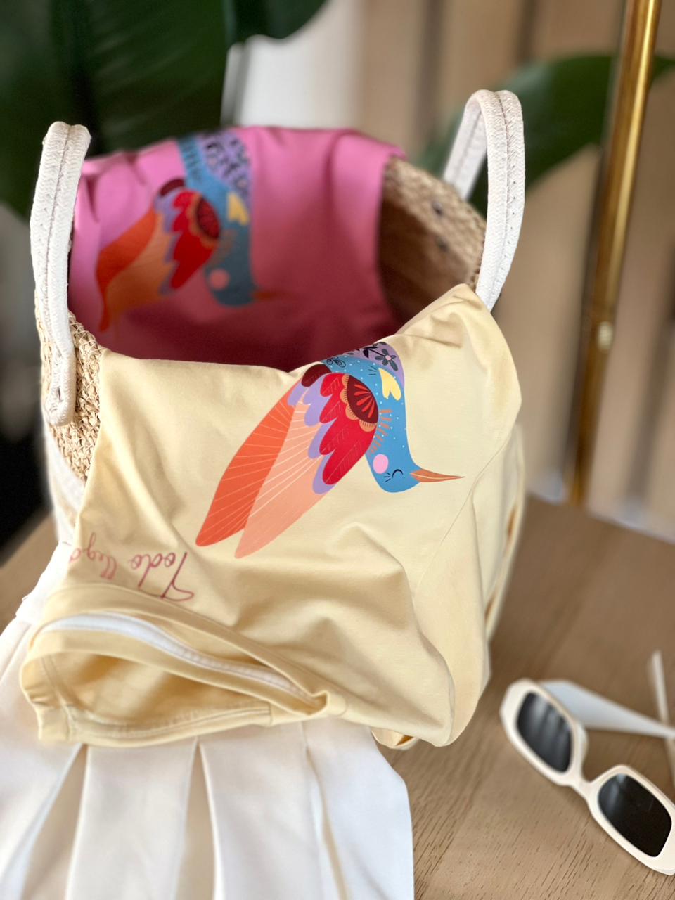T’SHIRT BÁSICA TELA FRIA COLIBRÍ