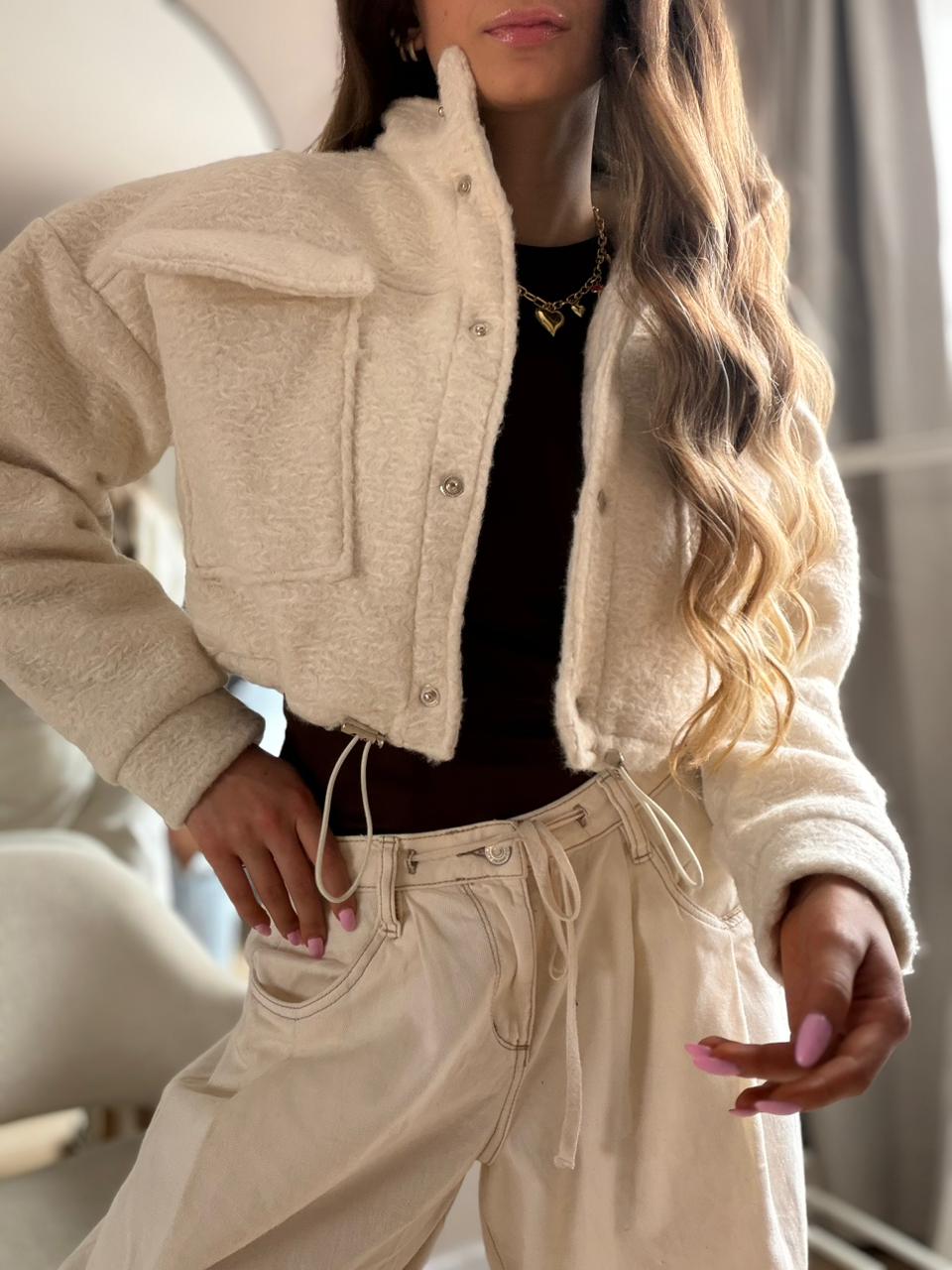 CHAQUETA PAÑO ALPACA