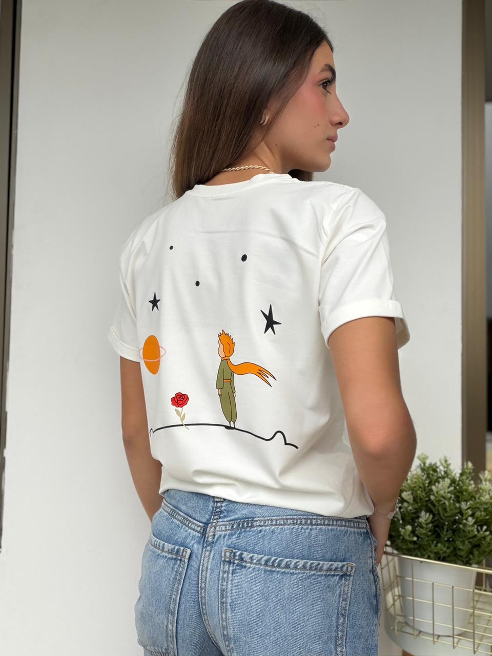 T- SHIRT GRÁFICA MUJER PRINCIPITO