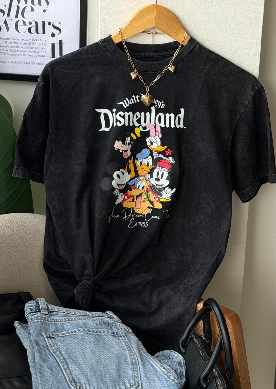 CAMISETA OVERSIZE EFECTO WASHED FAMILY DISNEYLAND