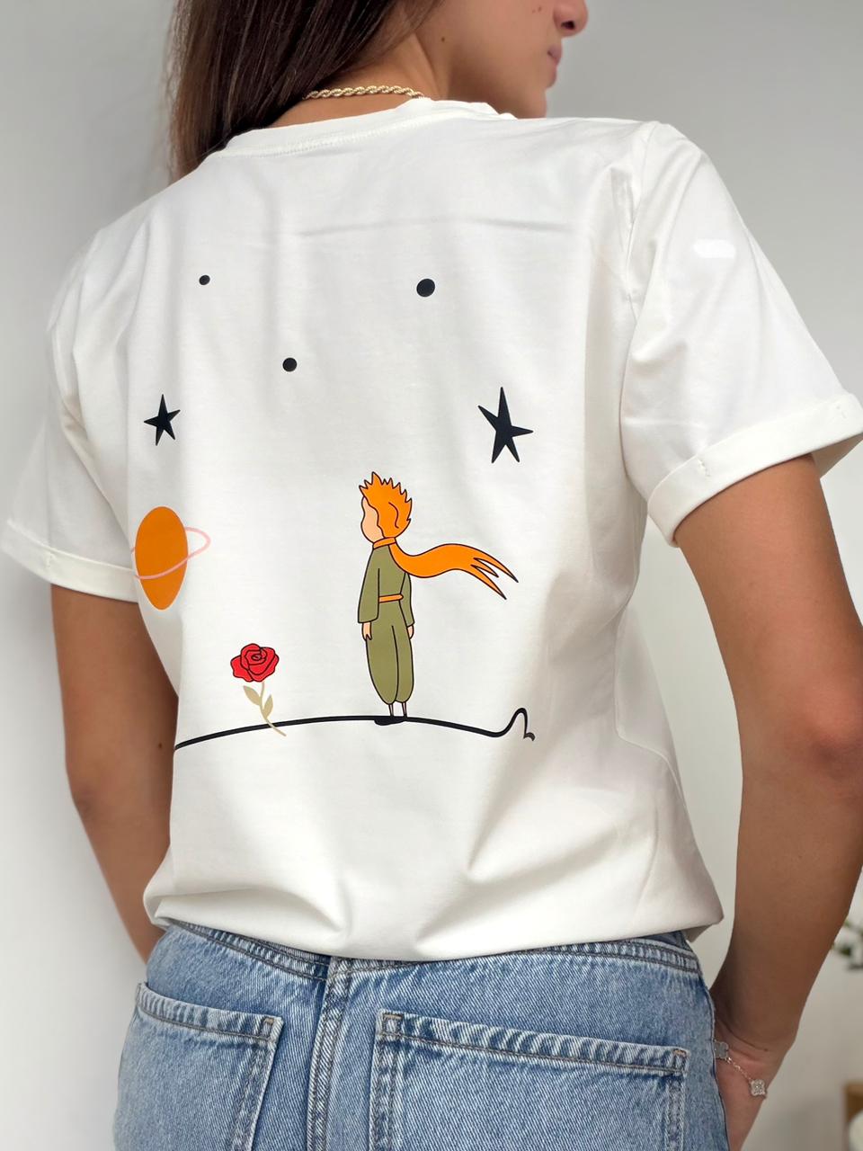 T- SHIRT GRÁFICA MUJER PRINCIPITO