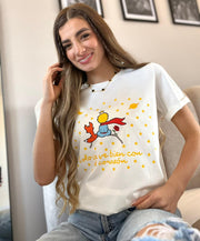 T- SHIRT GRÁFICA MUJER PRINCIPITO ESTRELLAS