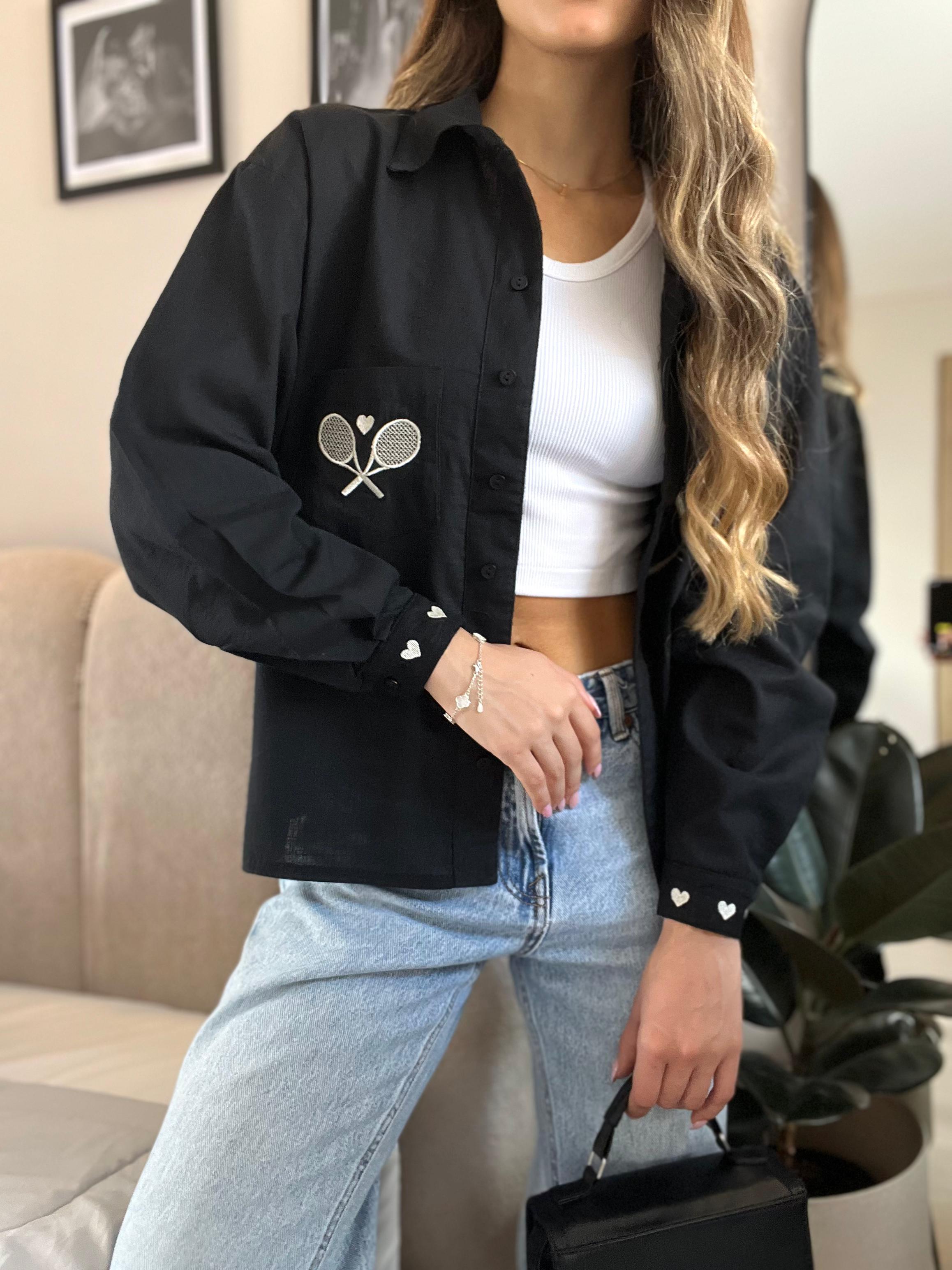 BLUSA LINO RACKETA