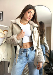 CHAQUETA CUERINA FLOOP