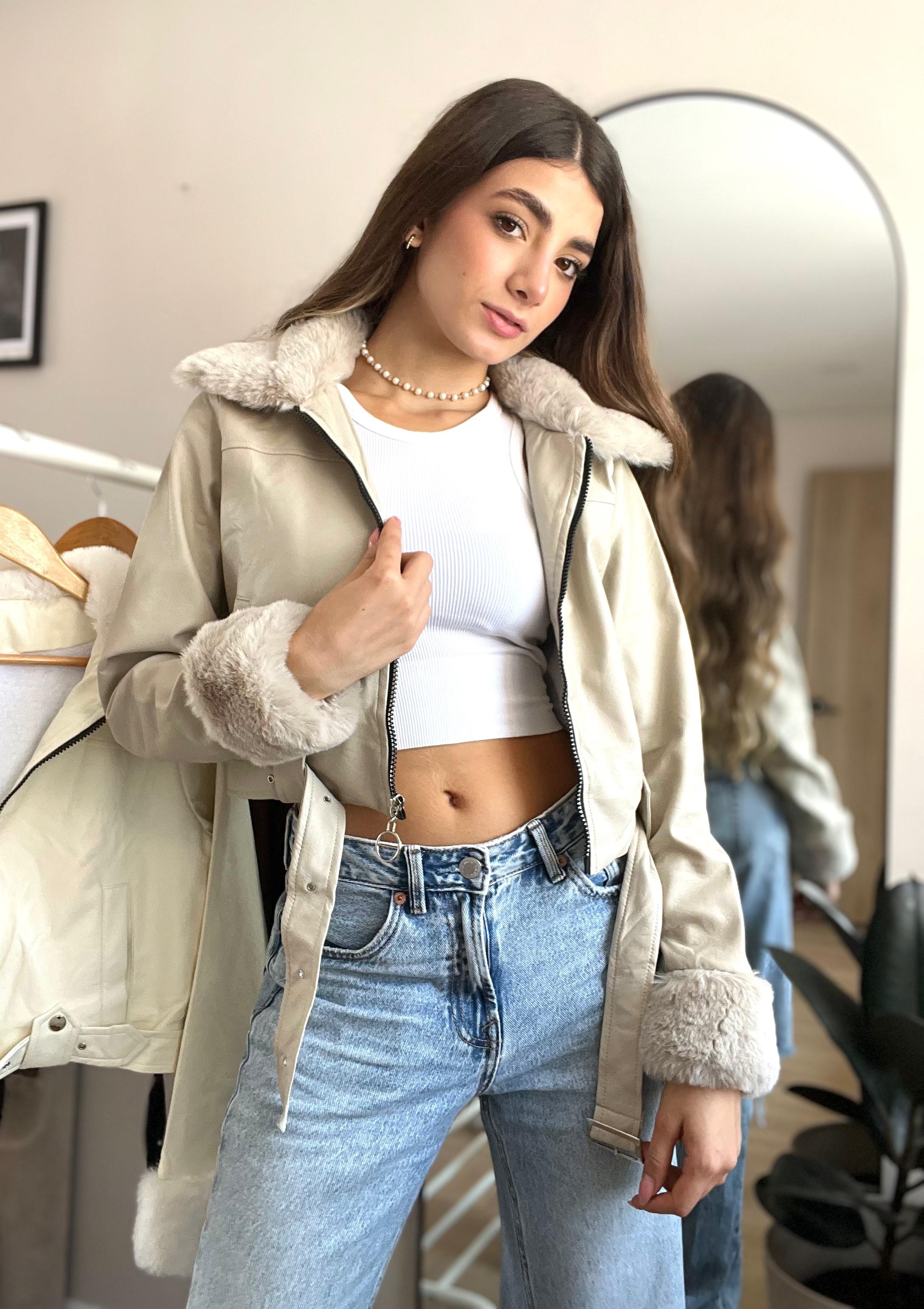 CHAQUETA CUERINA FLOOP