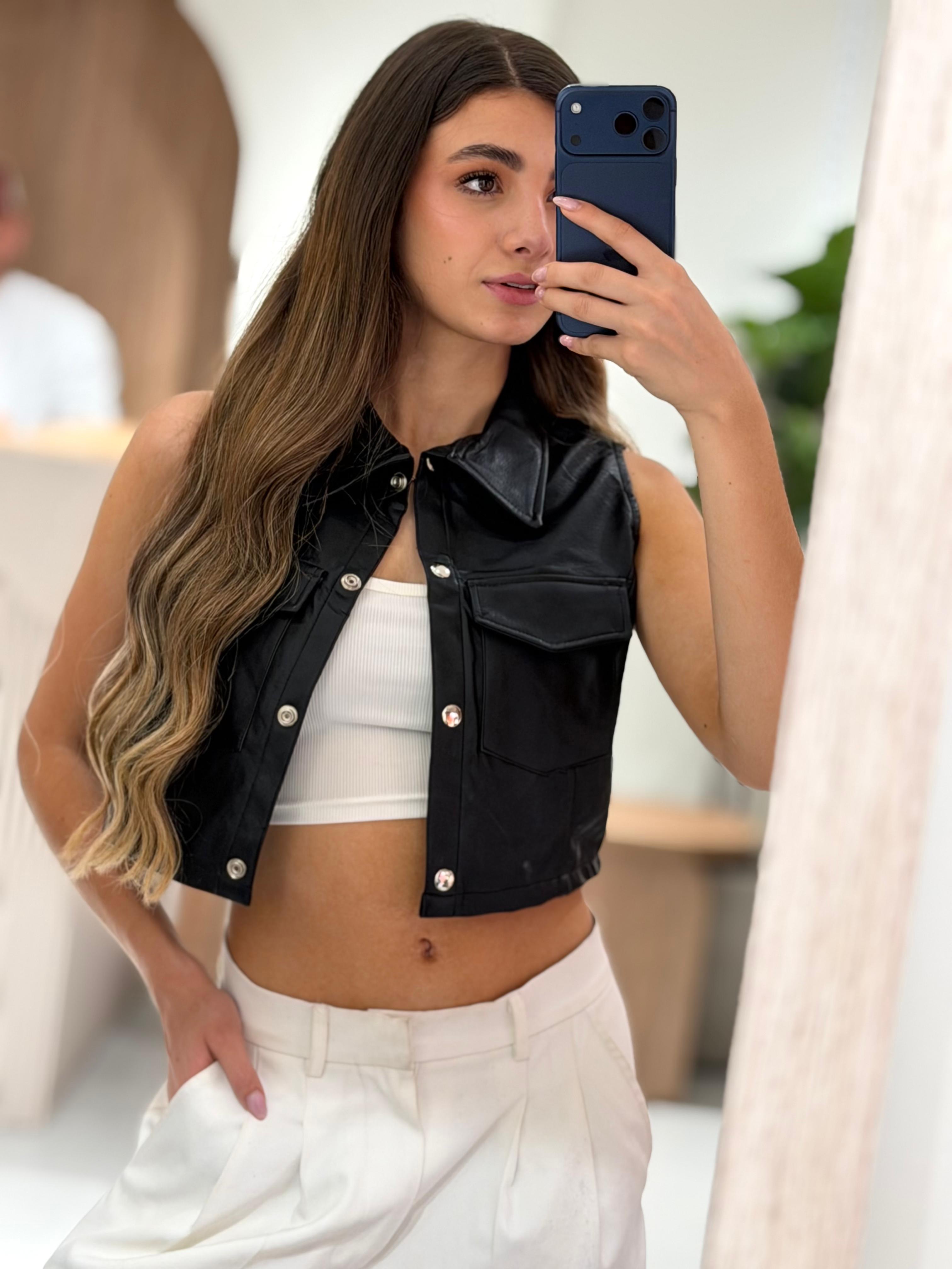 CHALECO CUERINA CARGO