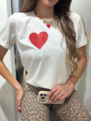 CAMISETA CORAZÓN LETRAS