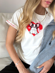 CAMISETA TELA FRÍA LUCKY AMOR BONITO