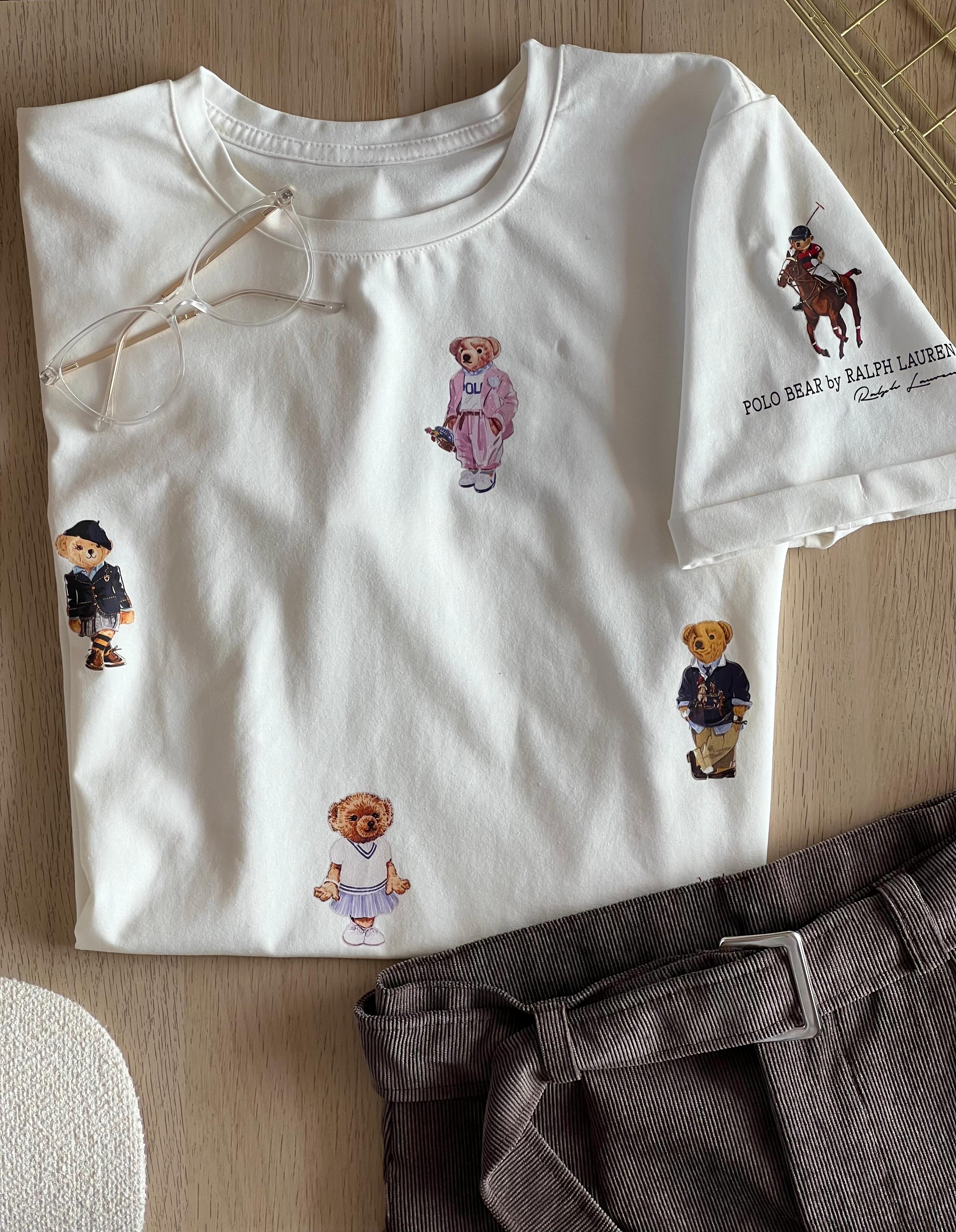 CAMISETA TELA FRÍA GRÁFICA BEAR