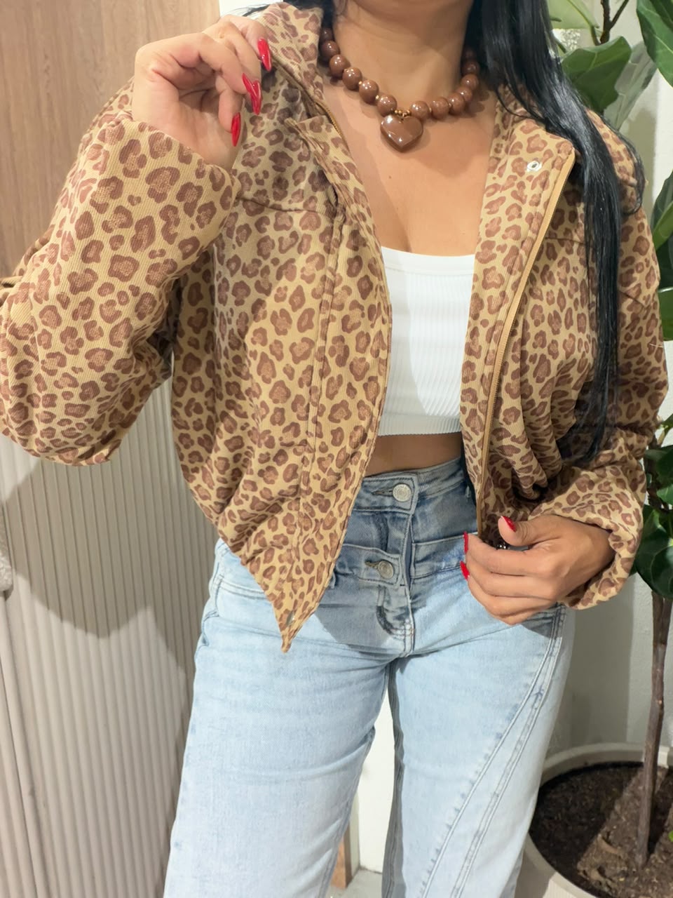 CHAQUETA COURDOROY PRINT