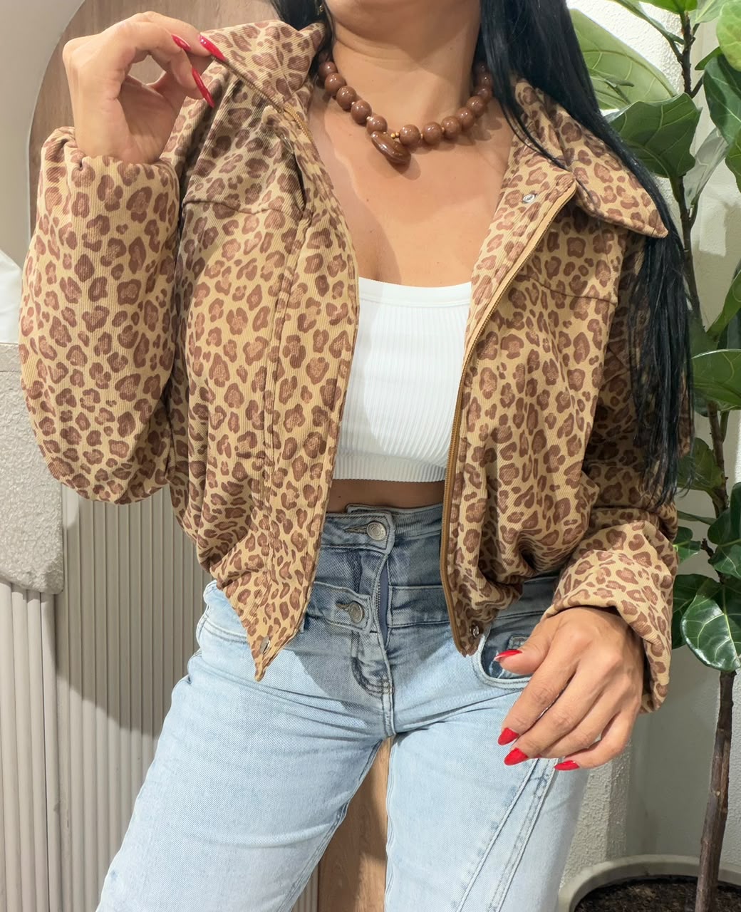 CHAQUETA COURDOROY PRINT