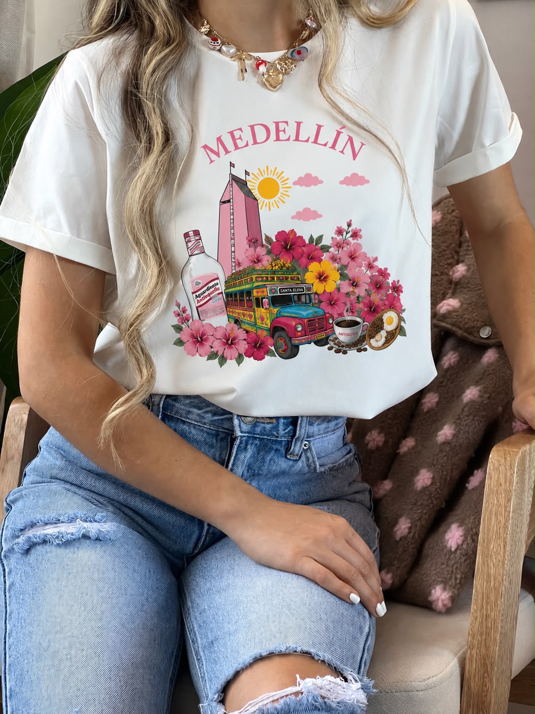 CAMISETA TELA FRÍA FERIA DE FLORES MEDELLÍN