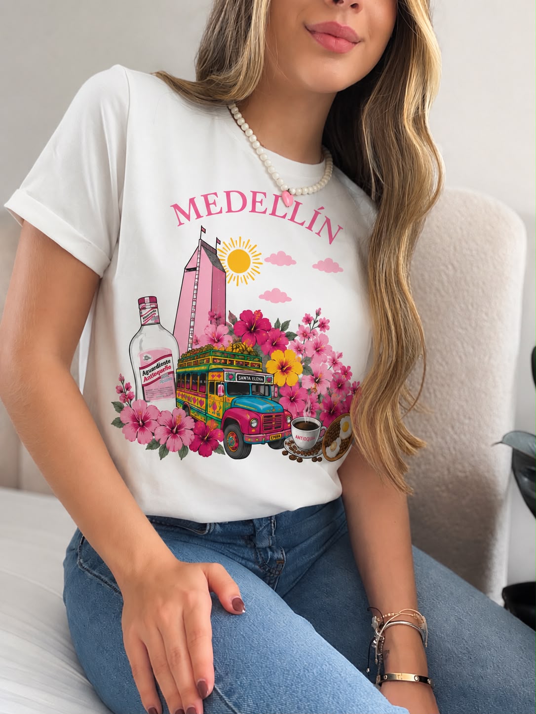 CAMISETA TELA FRÍA FERIA DE FLORES MEDELLÍN