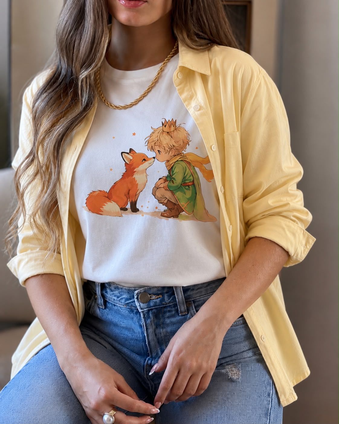 CAMISETA TELA FRÍA PRINCIPITO ZORRO