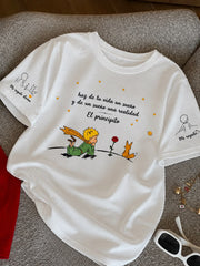 CAMISETA TELA FRÍA PRINCIPITO FLOR