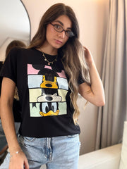 CAMISETA GRÁFICA TELA FRÍA FAMILIA MICKEY