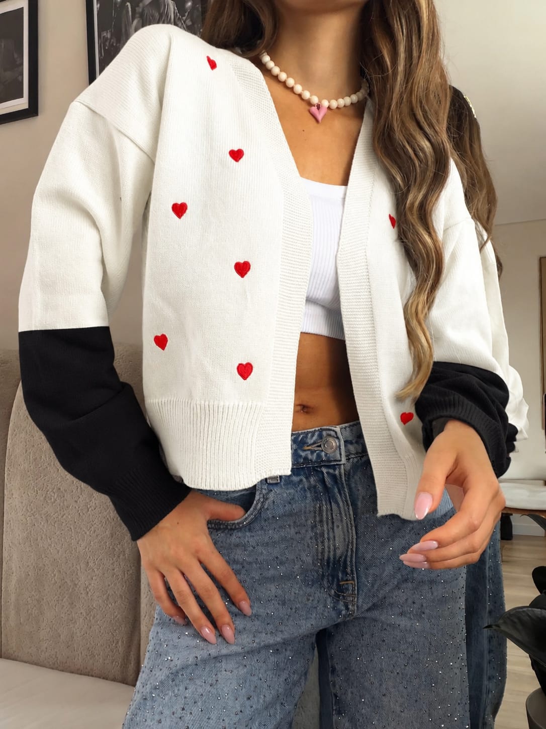 ABRIGO BYCOLOR CORAZONES