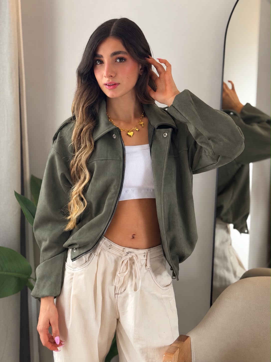 CHAQUETA GAMUZA WASHINGTON