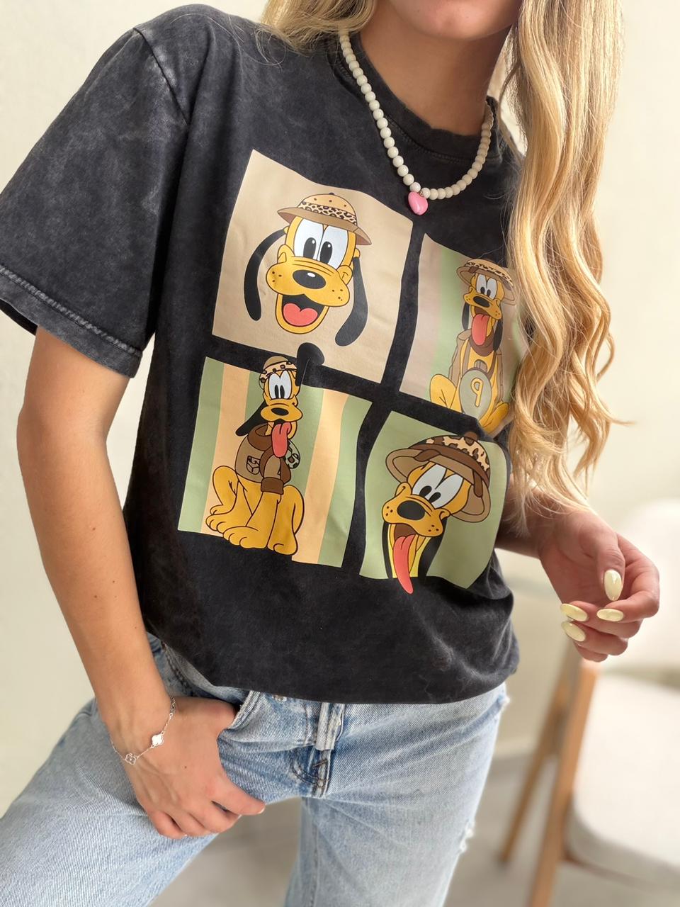 CAMISETA OVERSIZE EFECTO WASHED🖤✨