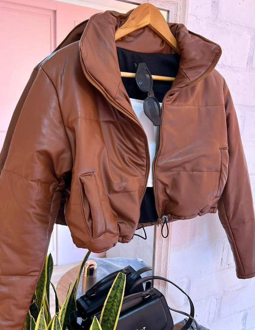 CHAQUETA BOMPER CUERINA