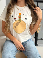 T- SHIRT GRÁFICA MUJER PRINCIPITO
